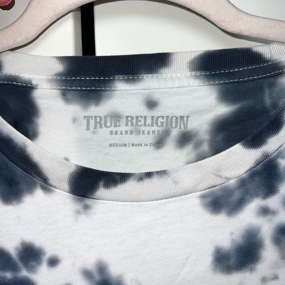 True Religion Monochrome Tie-Dye Men's Tee